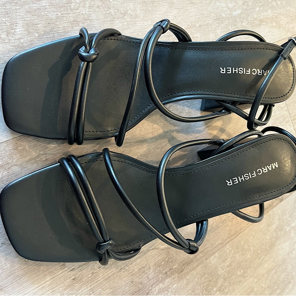 Marc Fisher Black Sandals